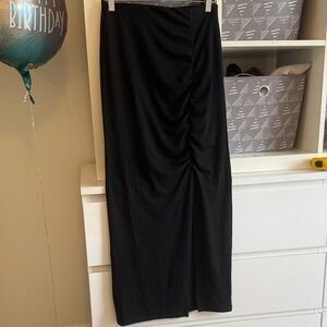Black Long Pencil Skirt
